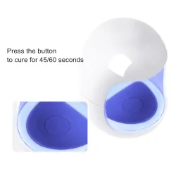 Mini UV-nageldroger - 3W - USB - LED - eivormigNageldrogers