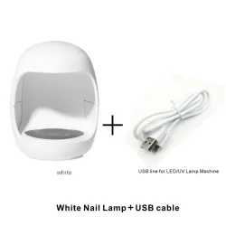Mini UV-nageldroger - 3W - USB - LED - eivormigNageldrogers