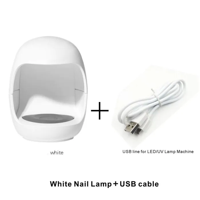 Mini UV-nageldroger - 3W - USB - LED - eivormigNageldrogers