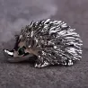 Vintage brooch with a hedgehog - 12 pieces