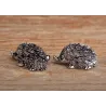 Vintage brooch with a hedgehog - 12 pieces