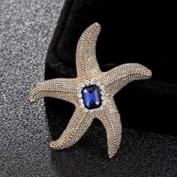 Koralowa rozgwiazda z kryształem - vintage broszkaBroszki