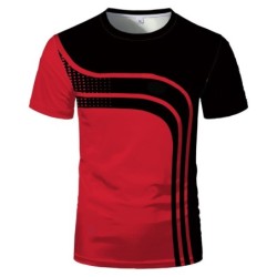 Sport T-shirt met korte mouwen - 3D digitale print - SlimT-Shirts