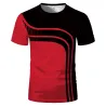 Sportowa koszulka z krótkim rękawem - druk cyfrowy 3D - SlimT-shirt