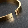 Elegante armband - met verschuifbare strassteentjes - roestvrij staalArmbanden