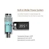 Water temperature meter - led display - 360 degrees rotation for shower