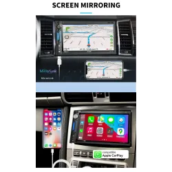 Autoradio - MP5-speler - 2Din - touchscreen - Bluetooth - Mirror Link - USB - Bluetooth - AndroidRadio