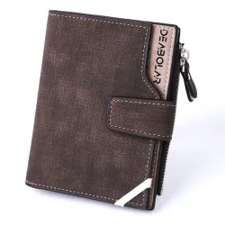 Klasyczny portfel retro - etui na karty - z zamkiem błyskawicznymPortfele