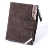 Klasyczny portfel retro - etui na karty - z zamkiem błyskawicznymPortfele