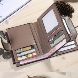 Klasyczny portfel retro - etui na karty - z zamkiem błyskawicznymPortfele