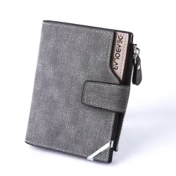 Designer's canvas wallet for men - casual - practical - gift