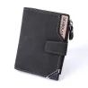 Klasyczny portfel retro - etui na karty - z zamkiem błyskawicznymPortfele