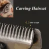Kemei - profesjonell elektrisk hårtrimmer - barbering / utskjæring