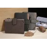Klasyczny portfel retro - etui na karty - z zamkiem błyskawicznymPortfele