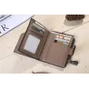 Klasyczny portfel retro - etui na karty - z zamkiem błyskawicznymPortfele