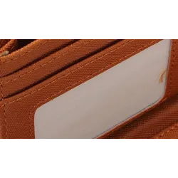 Elegancki długi portfel retro - z zamkiem - wydrążony wzór - skóraPortfele