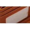 Elegancki długi portfel retro - z zamkiem - wydrążony wzór - skóraPortfele