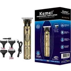 Kemei - professionell elektrisk hårtrimmer - rakning / carving