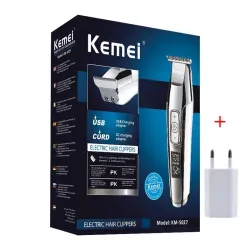 CortapelosKemei - cortapelos profesional - inalámbrico - con pantalla LED digital