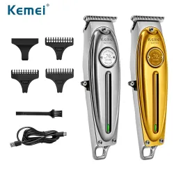Kemei - professionell hårklippare - trimmer - sladdlös