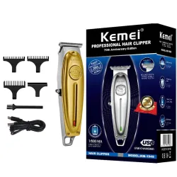 Kemei - professionel hårklipper - trimmer - ledningsfri