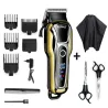 CortapelosKemei - cortapelos profesional - sin cable - con pantalla LED