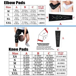 Cuscinetti di protezione per ginocchia/gomiti - manica di compressione - sport/fitness/basket