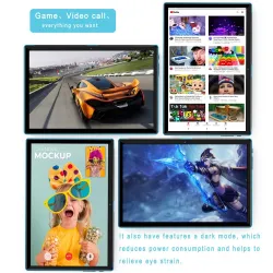 Tablet 3D original de 10,1 polegadas - Android 9 - Google - Quad Core - 2 GB RAM - 32 GB ROM - dual SIM - WiFi - GPS - câmera