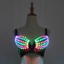 LED-glødende BH - sexy festantrekk - maskerader / Halloween