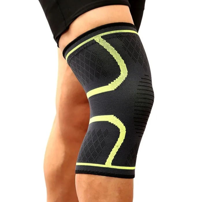 Schützender Sport-Knieschoner - elastische Kompressionsmanschette