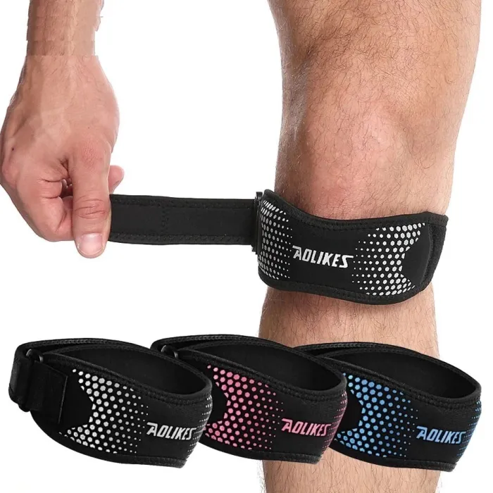 Justerbar knäskydd - stabilisator - smärtlindring - sport - kondition
