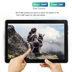 Tablette 4G LTE - 10,1 pouces - 2 Go de RAM - 32 Go de ROM - Android 9 - Octa Core - Google Play - GPS - Bluetooth - WiFi - appa