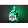 PartyMonster casco - máscara integral - luminosa - LED - RGB - para fiestas / Halloween / mascaradas