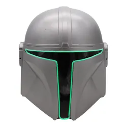 Leuchtender LED-Helm - Vollgesichtsmaske aus Latex - Party / Maskerade / Halloween