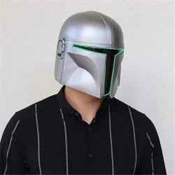 Lichtgevende LED-helm - latex volgelaatsmasker - feest / maskerade / HalloweenMaskers