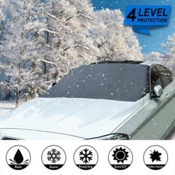 Magnetic car shield for front window - snow - frost