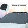 Magnetyczna osłona przedniej szyby samochodu - osłona przed śniegiem / lodem / mrozem - 210 * 120cmSamochody & Pojazdy