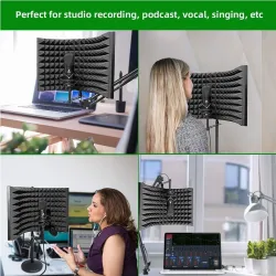 MicrófonosProfessional studio soundproofing panel - acoustic isolation foam