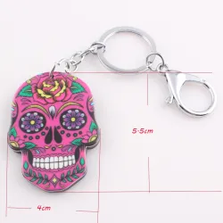 Mexican skull - acrylic keychain