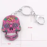 Crâne mexicain - porte-clés acrylique