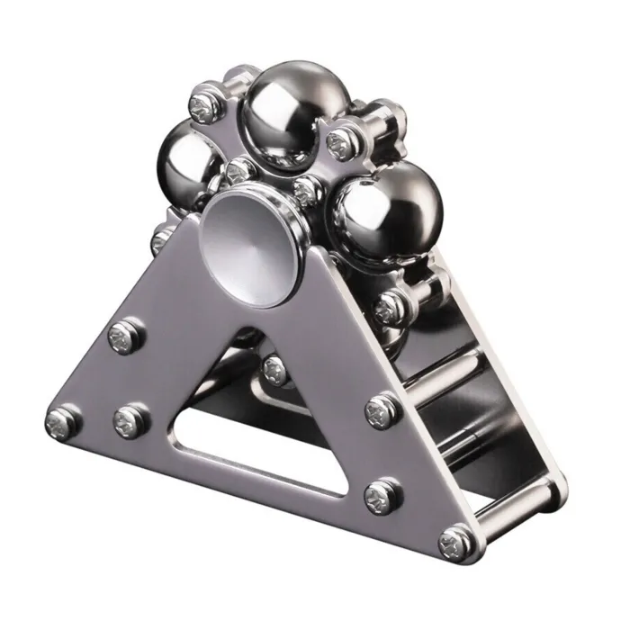 Metal fidget spinner - anti-stress hand toy - self assembly gyroscope