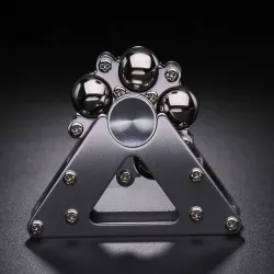 Metalowy fidget spinner - antystresowa zabawka ręczna - żyroskop do samodzielnego montażuFidget spinner