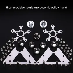 Metal fidget spinner - anti-stress hand toy - self assembly gyroscope