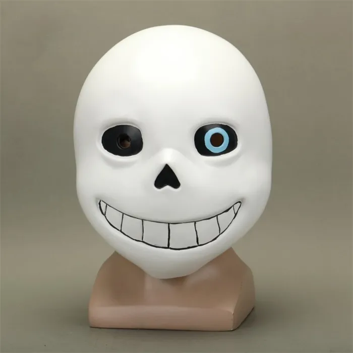 Undertale sans - full face latex mask - with LED light - for parties / masquerade / Halloween