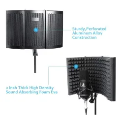 MicrófonosProfessional studio soundproofing panel - acoustic isolation foam