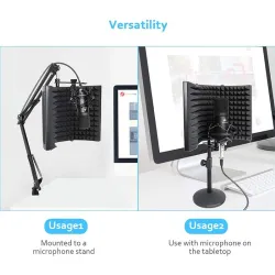 MicrófonosProfessional studio soundproofing panel - acoustic isolation foam