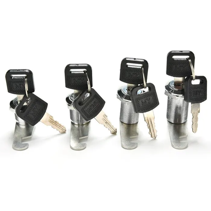 Security furniture lock - cam cylinder - for doors / cabinets / drawers - with keys - locksmith tool