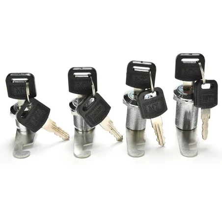 Security furniture lock - cam cylinder - for doors / cabinets / drawers - with keys - locksmith tool