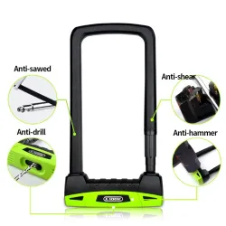 Bicycle / motorcycle lock - U-shaped - 20T hydraulic shear - waterproof