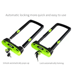 Bicycle / motorcycle lock - U-shaped - 20T hydraulic shear - waterproof